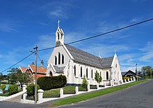 St Patrick's Roman Catholic Church, Lawrence, in 2011 Lawrence Roman Catholic Church 002.JPG