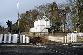 <span class="mw-page-title-main">Murthly railway station</span> Disused railway station in Murthly, Perth and Kinross