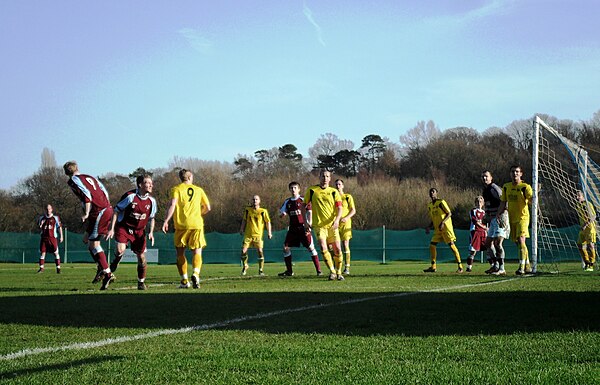 Dorking playing Little Common in the Sussex League Division Two in 2012.