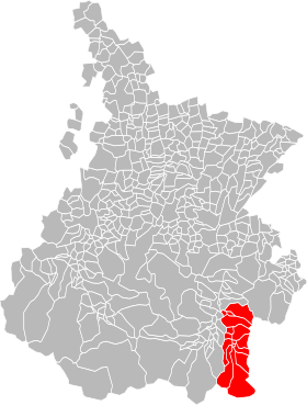 Localisation de Communauté de communes de la vallée du Louron