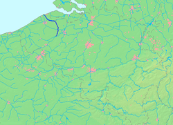Размяшчэнне канала Шыпдонк у Бельгіі