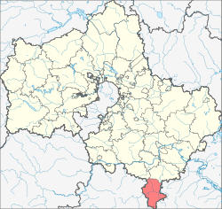 Location of Serebryaniye Prudy Region (Moscow Oblast).svg