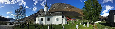 Foto: Fortegnet panoramabilde våren 2015