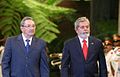 Raul Castro ja Brasilian presidentti Lula da Silva