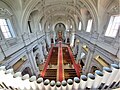München-Sendling, Neu St. Margaret (Blick vom Dach der Orgel ins Kirchenschiff) (2).jpg