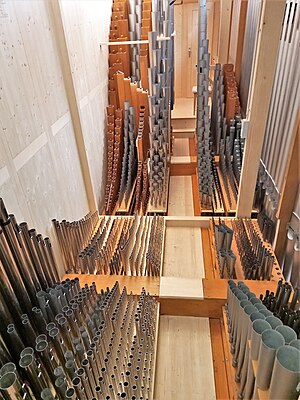 München-Sendling, Neu St. Margaret (Klais-Orgel, Hauptwerk) (2).jpg