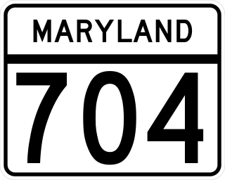 <span class="mw-page-title-main">Maryland Route 704</span> Highway in Maryland, United States