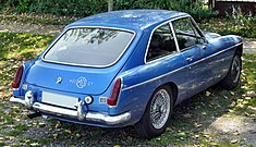 דגם "MG MGC GT", בתצורת קופה, 4 מושבים