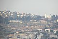 Maale HaChamisha hotel on the far right. The far left is Har Adar.