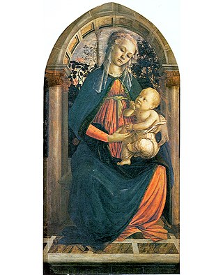 <i>Madonna of the Rose Garden</i> (Botticelli) Painting by Sandro Botticelli