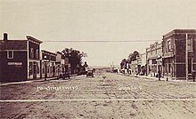 Main Street in 1922 Main Street, Doon, IA.jpg