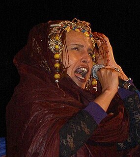 Malouma Mauritanian singer, politician