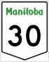 Провинциален магистрален магистрал 30 щит