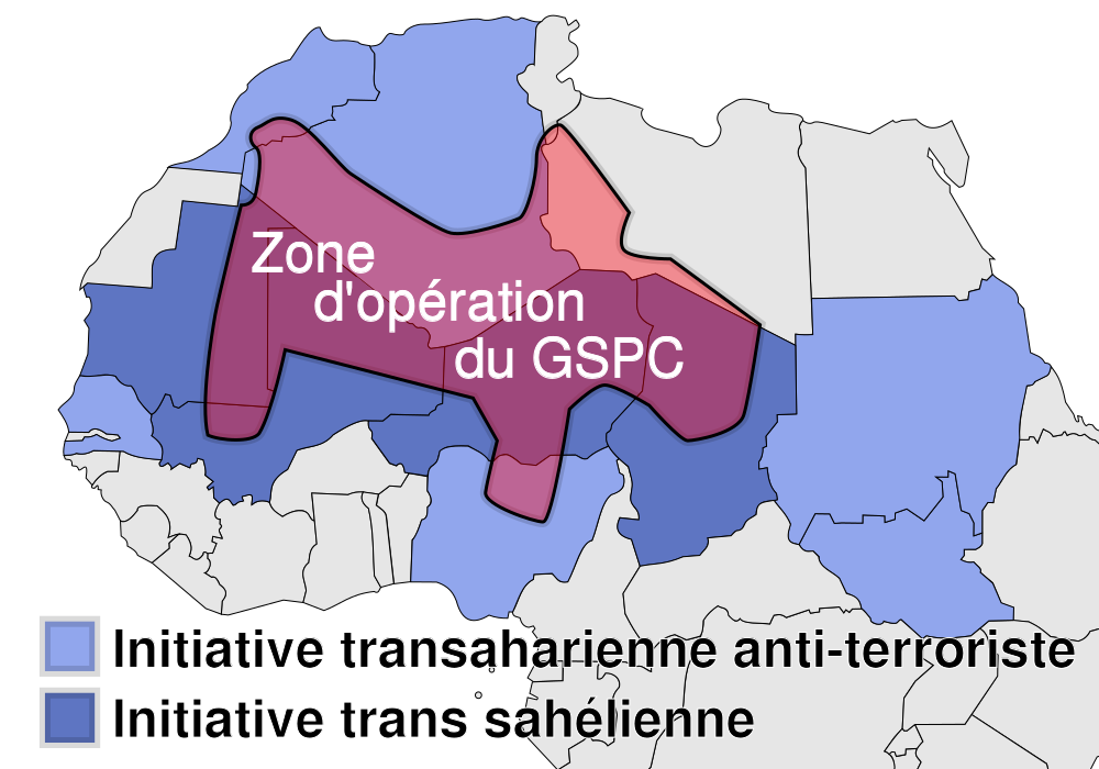 Insurrection au Sahel 1000px-Map_GSPC-fr.svg