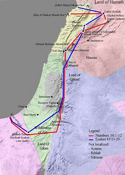 biblical holy land map