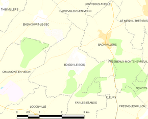 Poziția localității Boissy-le-Bois