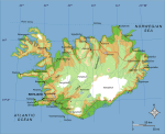 Map of Iceland