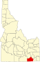 Comitatul Oneida map