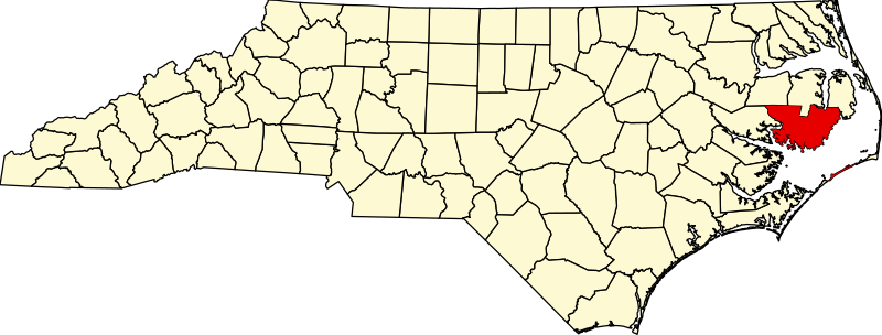 صورة:Map of North Carolina highlighting Hyde County.svg