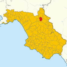 Localisation de Palomonte