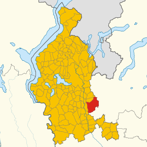 Poziția localității Tradate