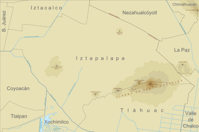 Mapa físico de Iztapalapa.svg