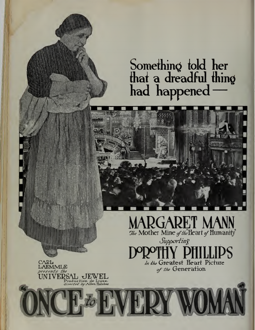 Margaret Mann in Once to Every Woman by Allen Holubar 1920