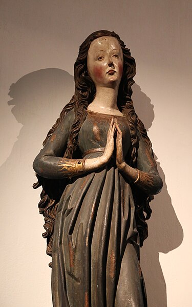 File:Maria im Aehrenkleid, von Engeln getragen, um 1490 BNM-2.jpg