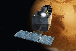 Mars Orbiter Mission mākslinieka skatījumā