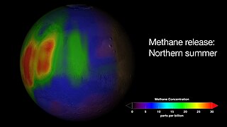 <span class="mw-page-title-main">Natural methane on Mars</span>