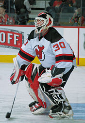 Martin Brodeur headed into the 1990 NHL Entry Draft as the third-ranked goaltender MartinBrodeur.jpg