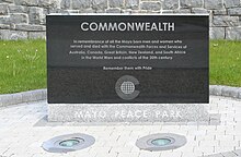 Description stone Mayo Peace Park - geograph.org.uk - 1268037.jpg