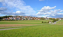 Vista de Hartheim na direção norte