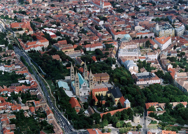 Aerial photography: Pécs, Hungary