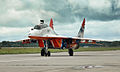 Mikoyan-Gurevich Mig-29UB of Swifts aerobatic team