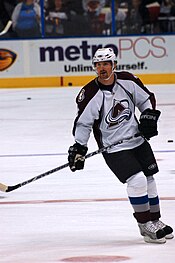 Milan Hejduk won the Rocket Richard Trophy after scoring 50 goals during the 2002-03 season. Milan Hejduk.jpg