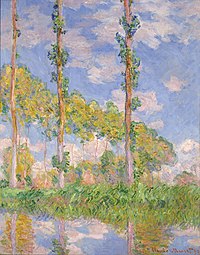 Three Trees in Summer Monet Poplars in the Sun.jpg