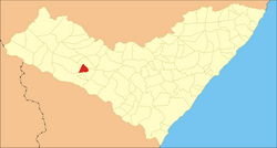 Localização de Monteirópolis em Alagoas