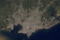 Imagen satelital de Montevideo