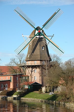 Windmolen aan de achterzijde