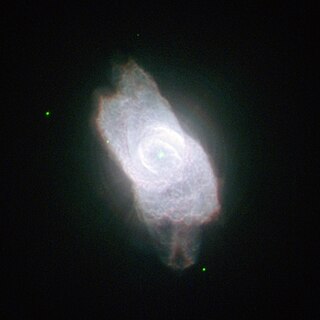 <span class="mw-page-title-main">NGC 6572</span> Young planetary nebula in the constellation of Ophiuchus