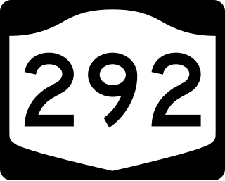 <span class="mw-page-title-main">New York State Route 292</span> Highway in New York