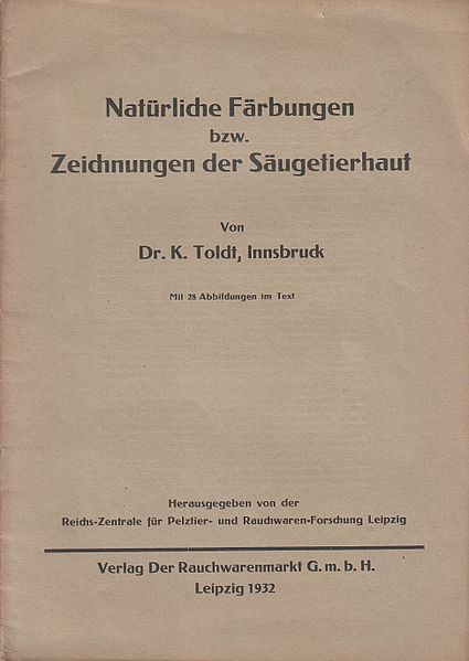 File:Natürliche Färbungen bzw. Zeichnungen der Säugetierhaut, K. Toldt, 1932.jpg