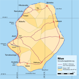 Niue: Geschiedenis, Bestuurlijke indeling, Economie