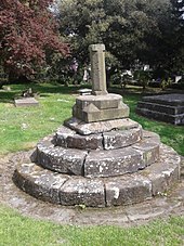Remains of 14th-century stone cross Norton Cross.jpg