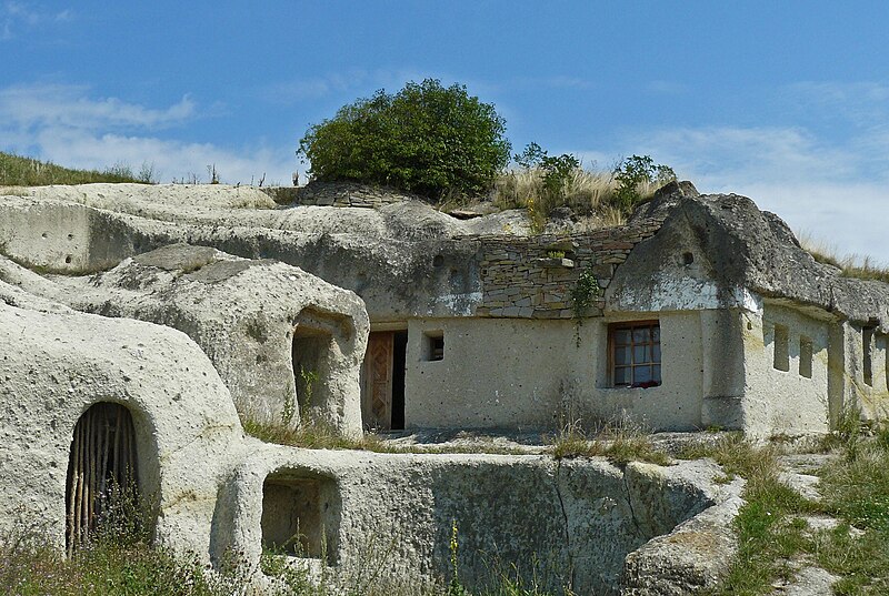 File:Noszvaj, cave-dwellings.jpg