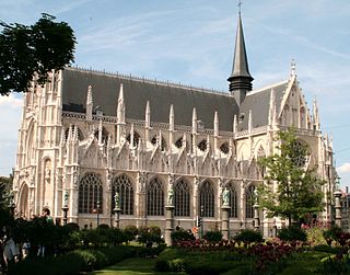 Church of Our Blessed Lady of the Sablon Church in Brussels-Capital Region, Belgium
