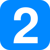 Number 2 in light blue rounded square.svg