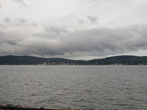 Nyack from the Adirondack Amtrak train across the river