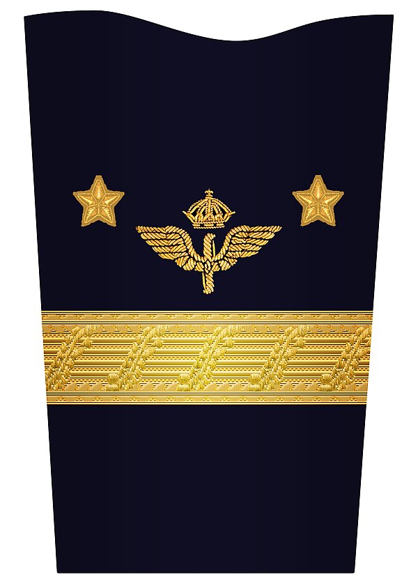 Sleeve insignia for a major general (1972–?) (today only on mess dress uniform)